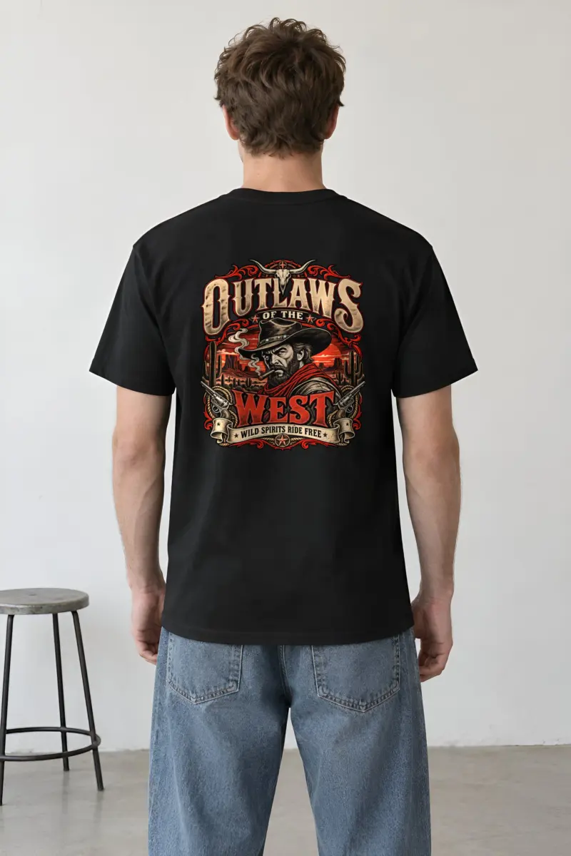"Wild Spirits Ride Free" Heavyweight Unisex Crewneck T-shirt