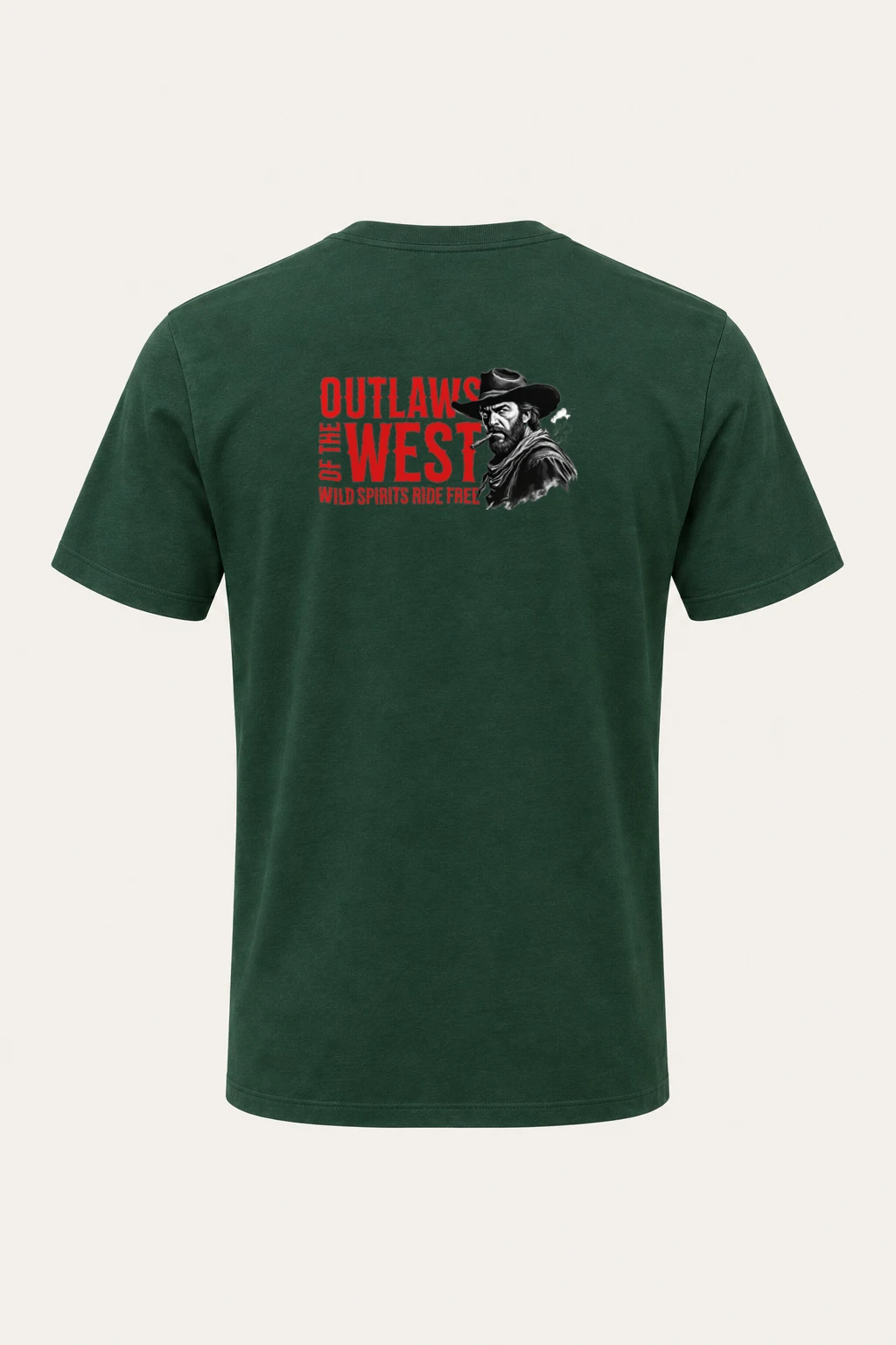 “Outlaws of the west” Heavyweight Unisex Crewneck T-shirt | Gildan 5000