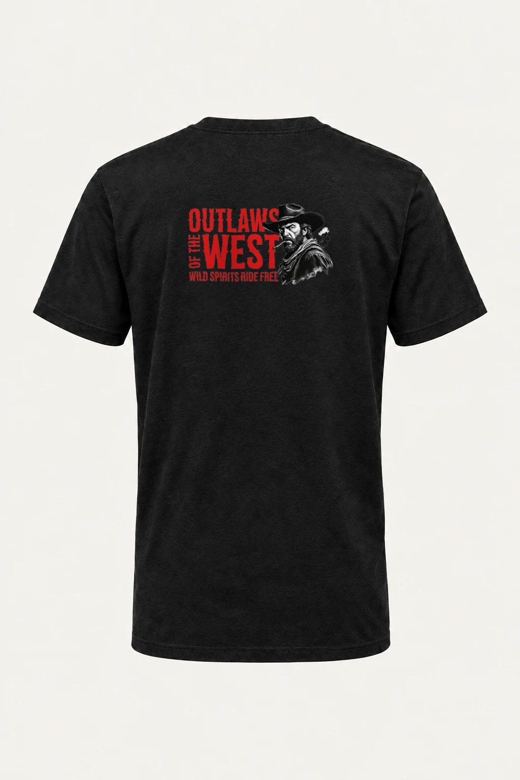 “Outlaws of the west” Heavyweight Unisex Crewneck T-shirt | Gildan 5000