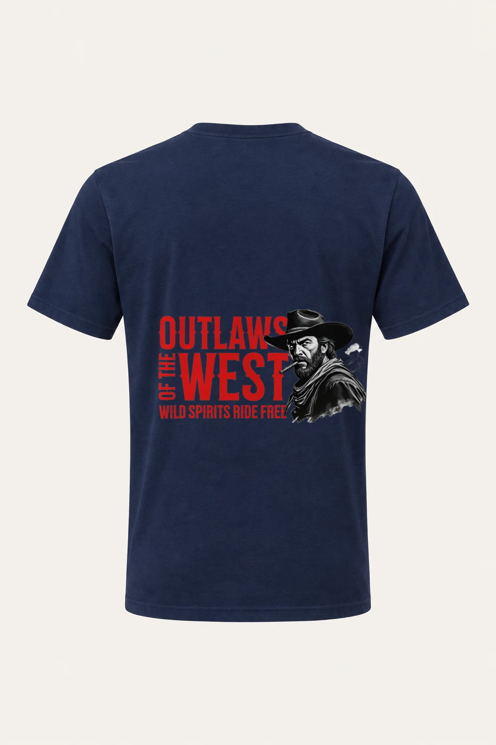 “Outlaws of the west” Heavyweight Unisex Crewneck T-shirt | Gildan 5000