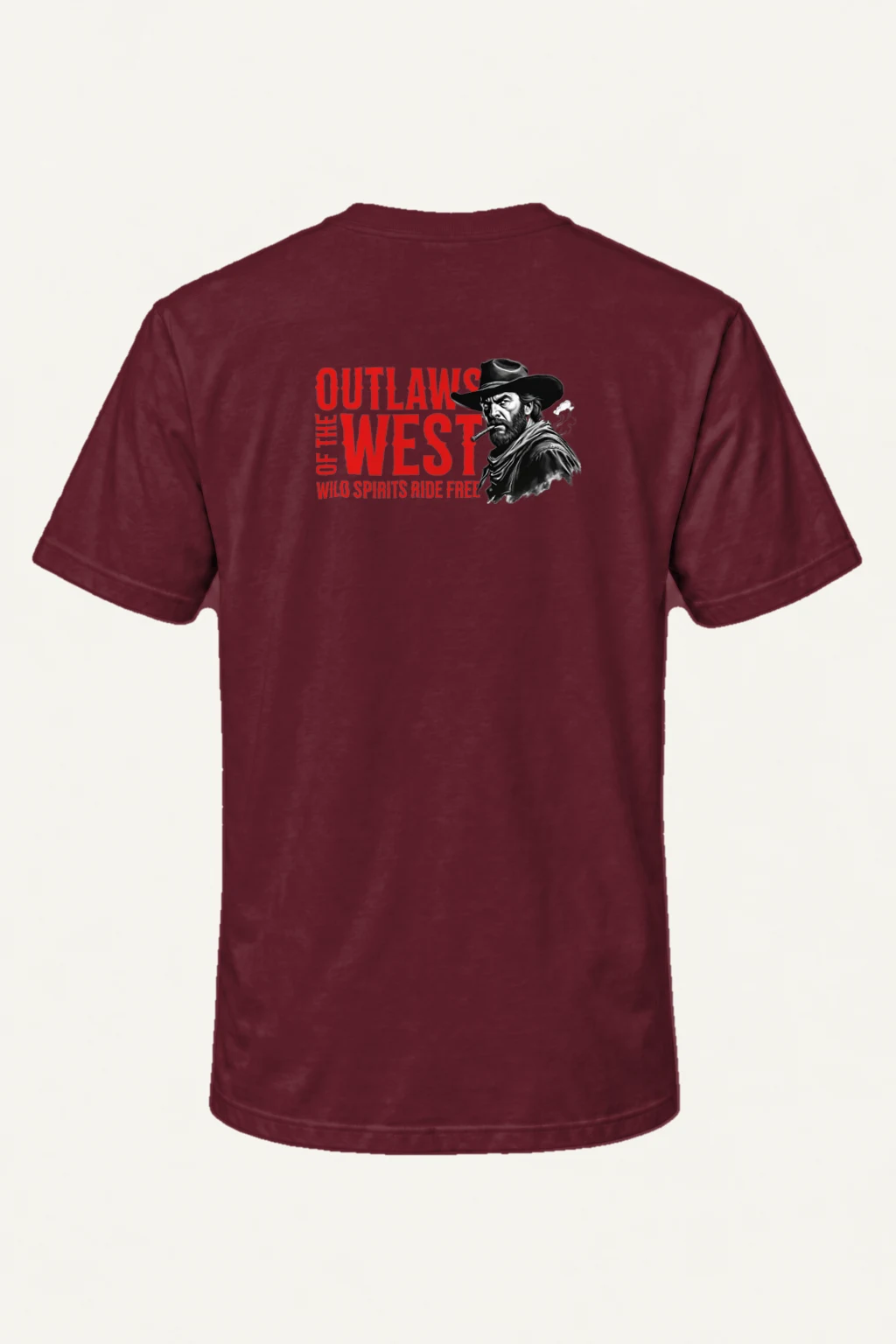 “Outlaws of the west” Heavyweight Unisex Crewneck T-shirt | Gildan 5000