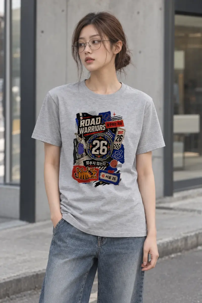 "Road Warriors 26" Heavyweight Unisex Crewneck T-shirt