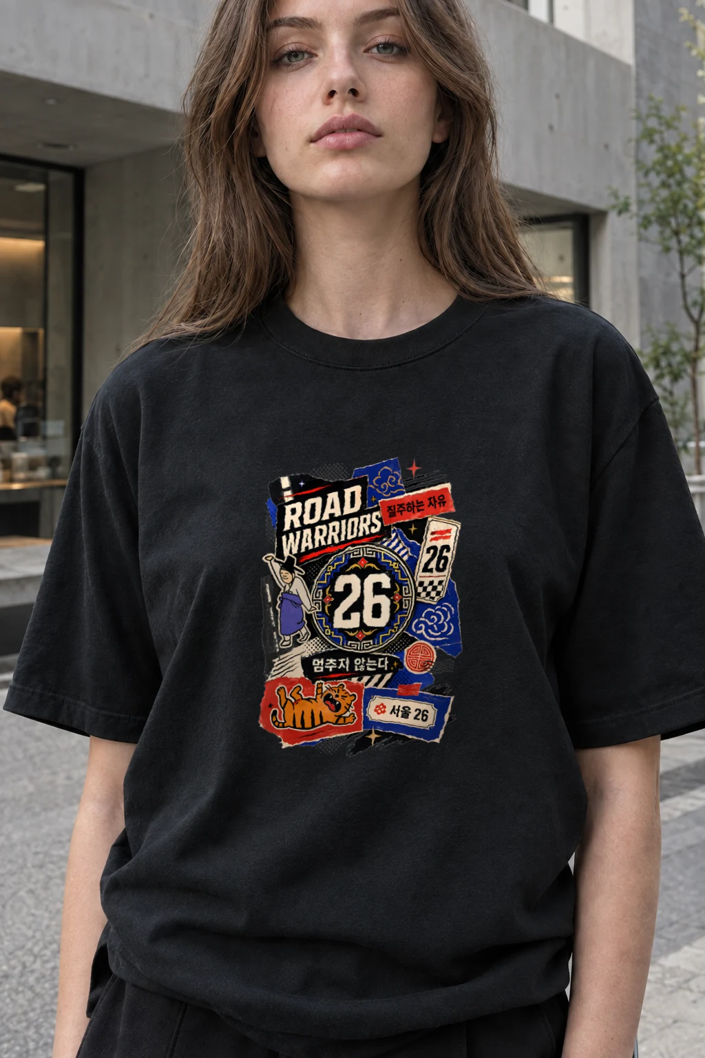 "Road Warriors 26" Heavyweight Unisex Crewneck T-shirt | Gildan 5000