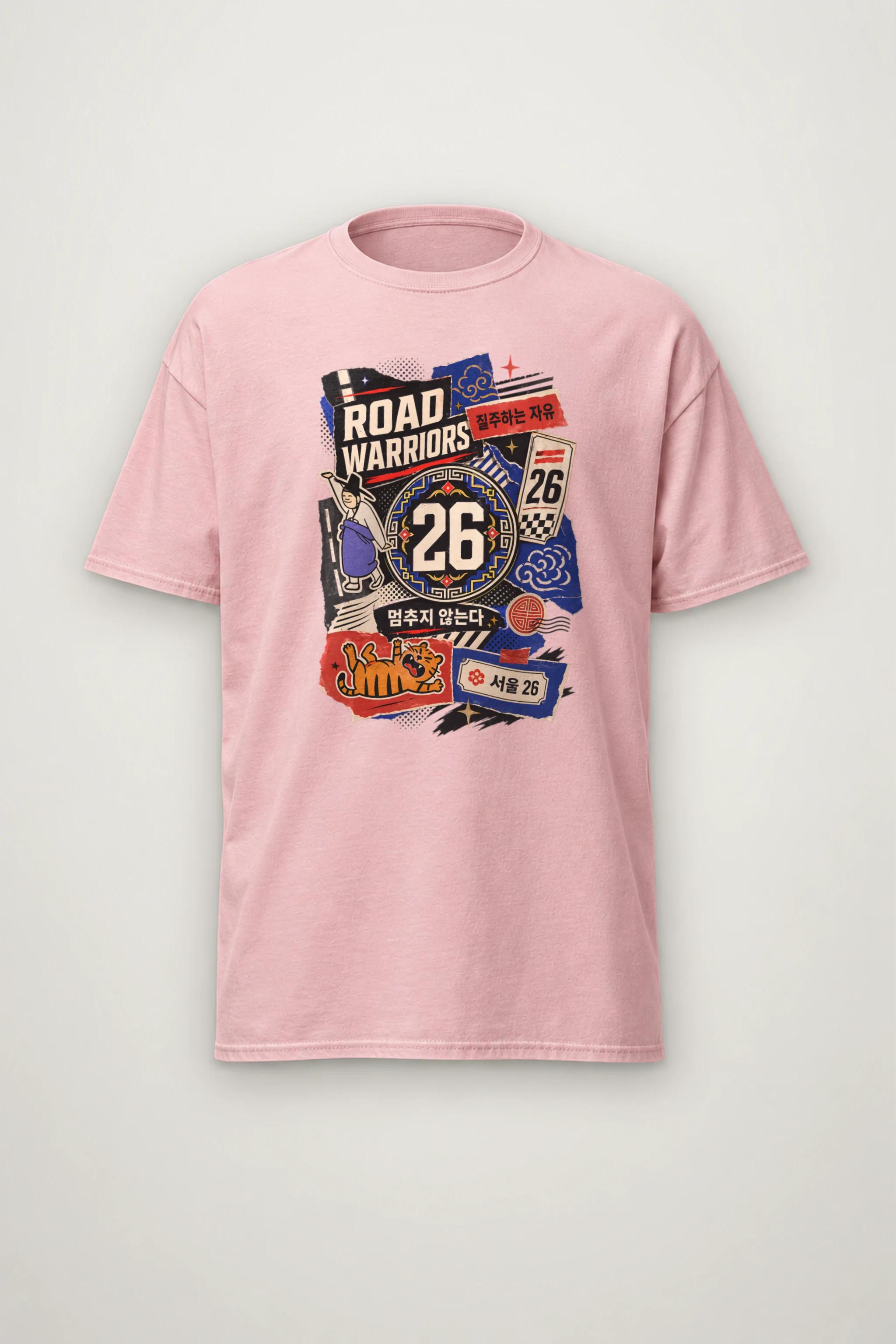 "Road Warriors 26" Heavyweight Unisex Crewneck T-shirt