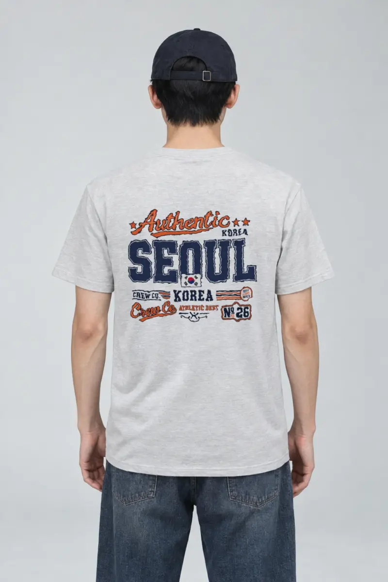 "Seoul Athletic Crew" Heavyweight Unisex Crewneck T-shirt