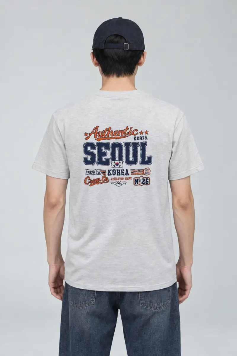 "Seoul Athletic Crew" Heavyweight Unisex Crewneck T-shirt