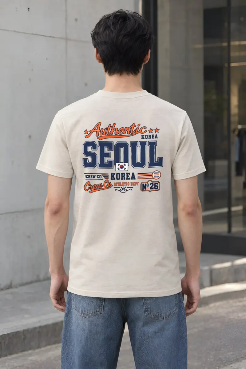 "Seoul Athletic Crew" Heavyweight Unisex Crewneck T-shirt