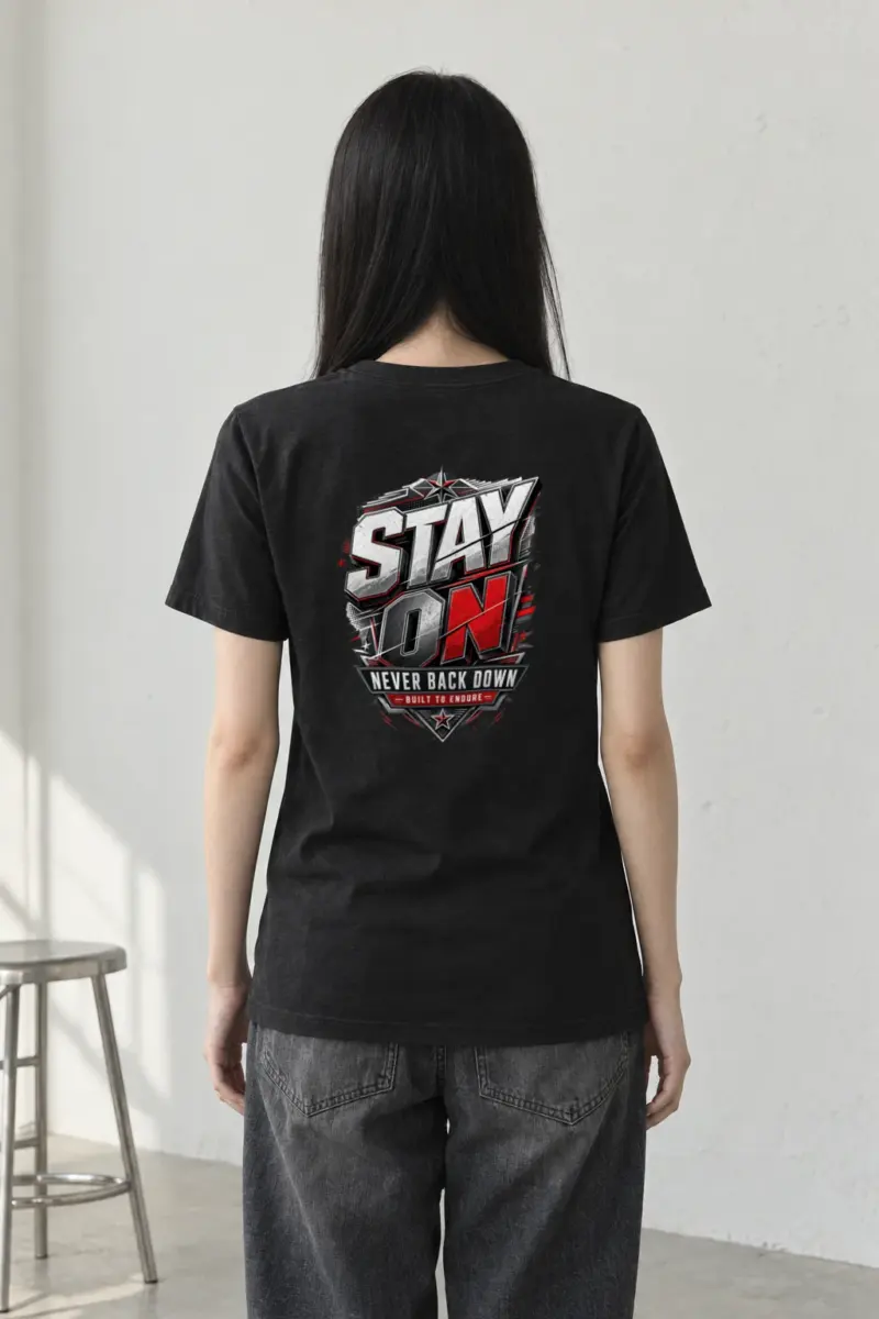 "Stay On" Heavyweight Unisex Crewneck T-shirt