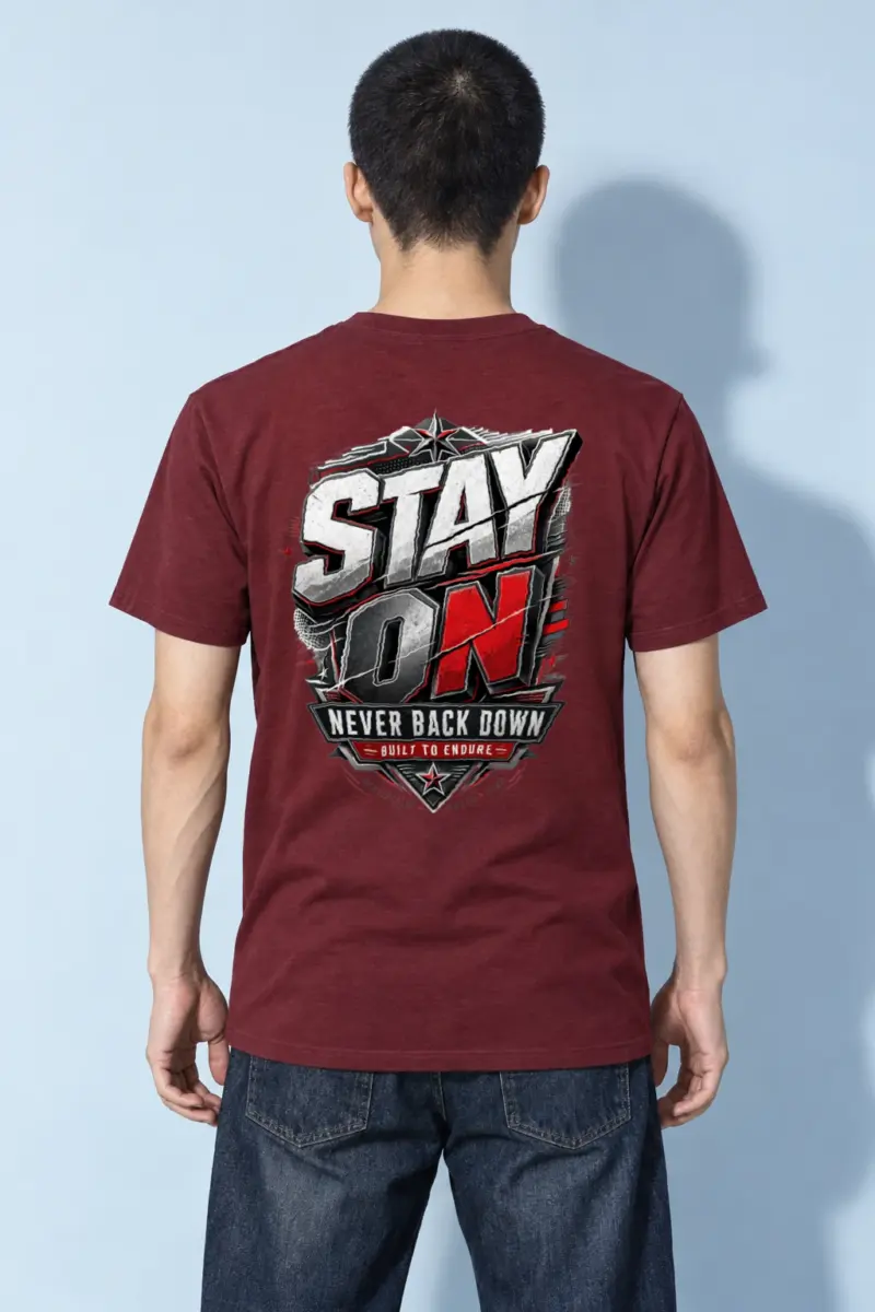 "Stay On" Heavyweight Unisex Crewneck T-shirt