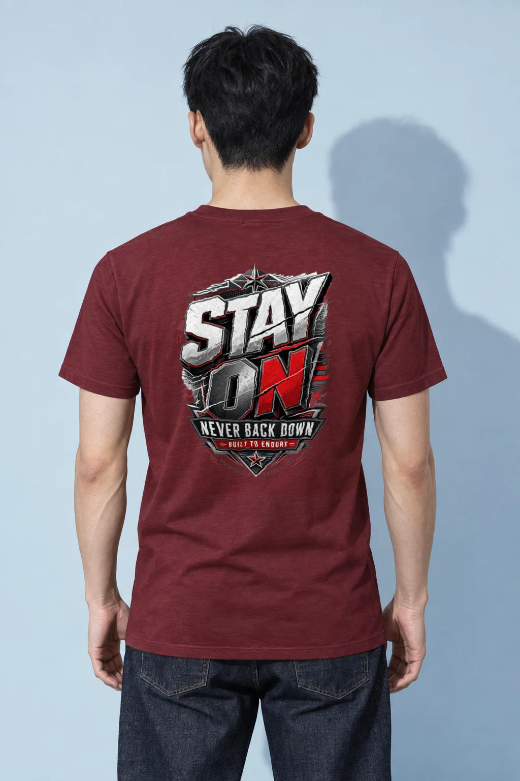 "Stay On" Heavyweight Unisex Crewneck T-shirt