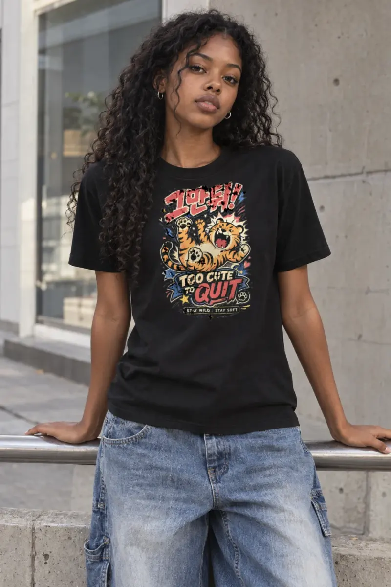 "Stay Wild Stay Soft" Heavyweight Unisex Crewneck T-shirt