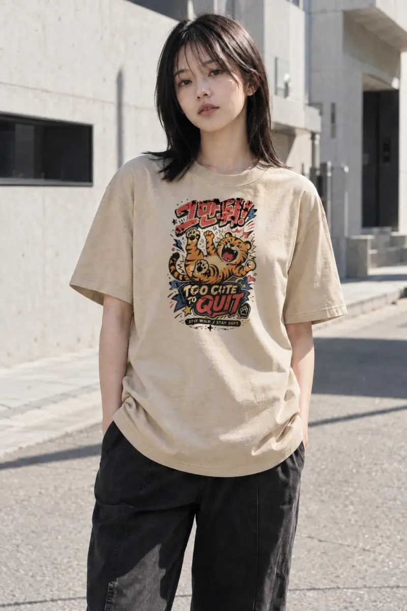 "Stay Wild Stay Soft" Heavyweight Unisex Crewneck T-shirt | Gildan 5000