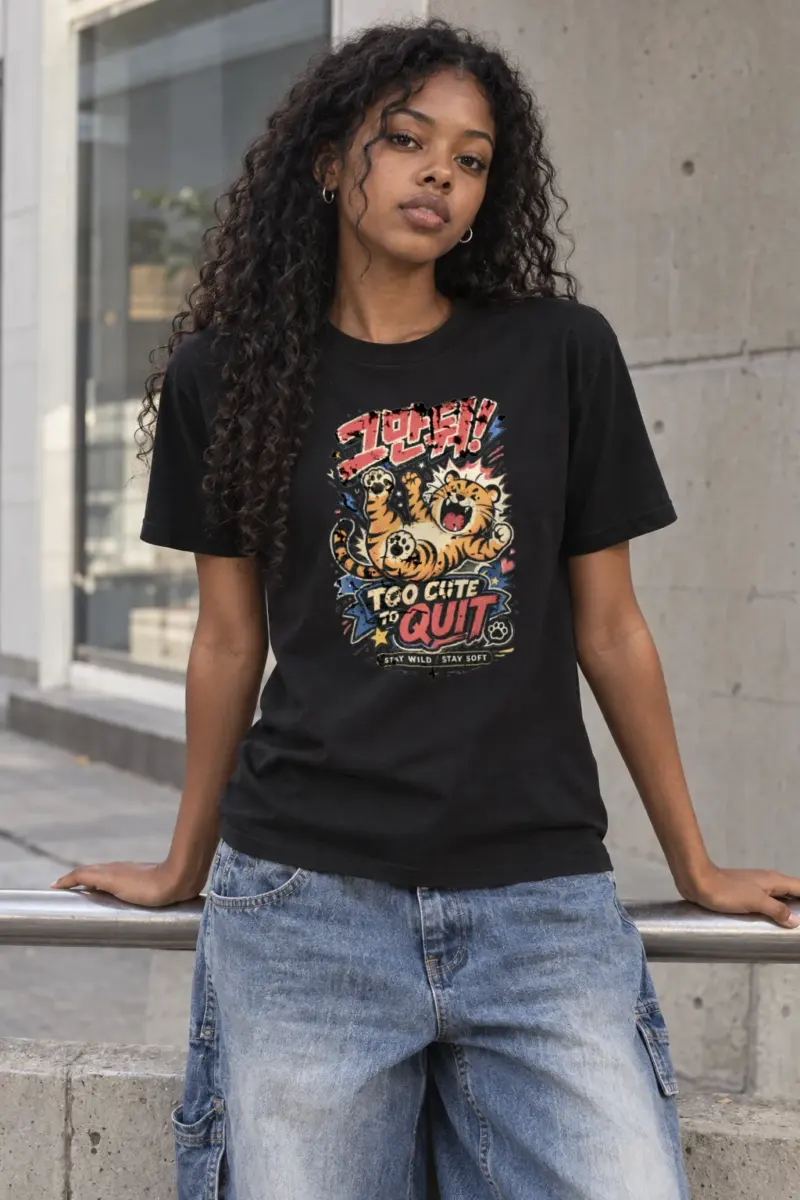 "Stay Wild Stay Soft" Heavyweight Unisex Crewneck T-shirt
