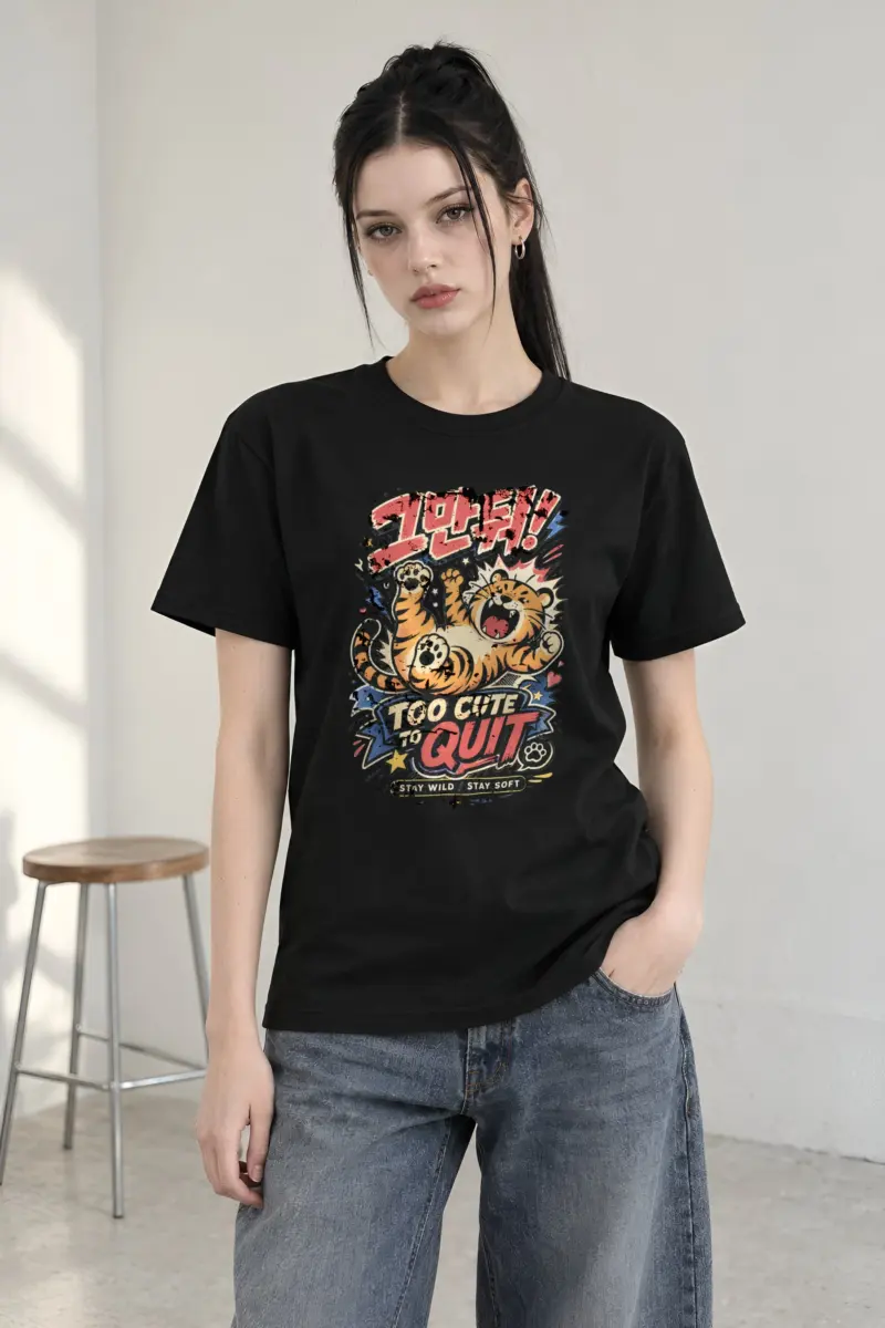"Stay Wild Stay Soft" Heavyweight Unisex Crewneck T-shirt