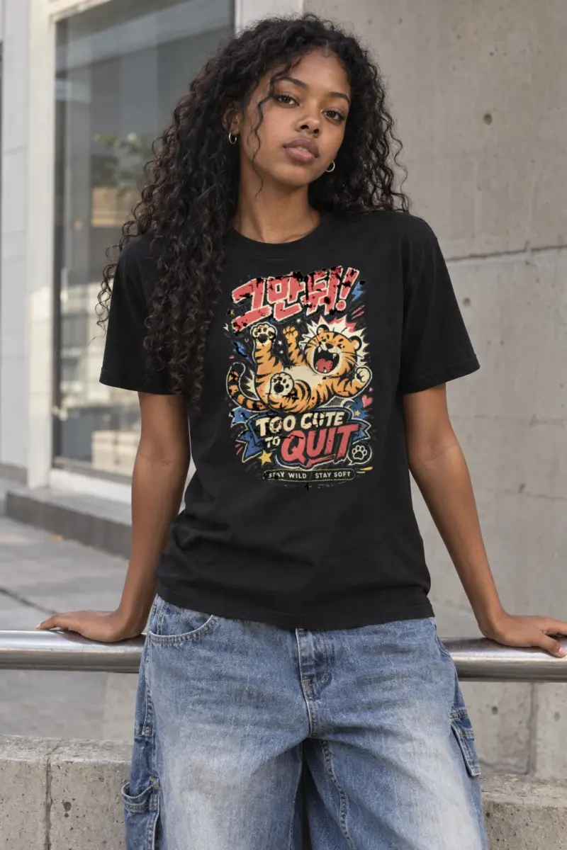"Stay Wild Stay Soft" Heavyweight Unisex Crewneck T-shirt