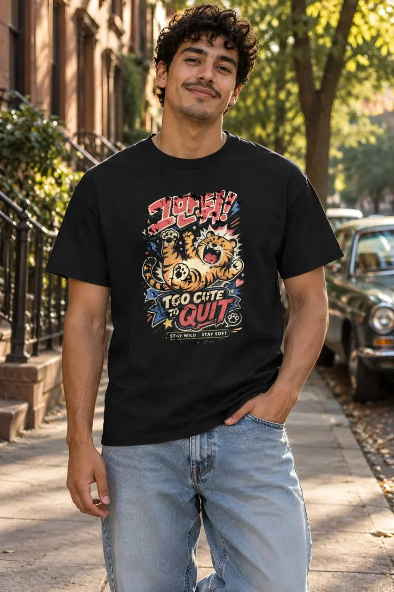 "Stay Wild Stay Soft" Heavyweight Unisex Crewneck T-shirt