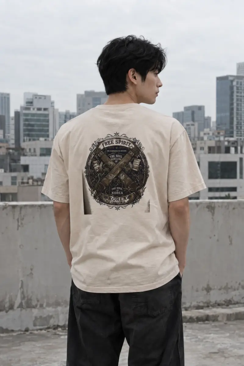 "The soul of Korea" Premium Unisex Crewneck T-shirt | Bella + Canvas 3001