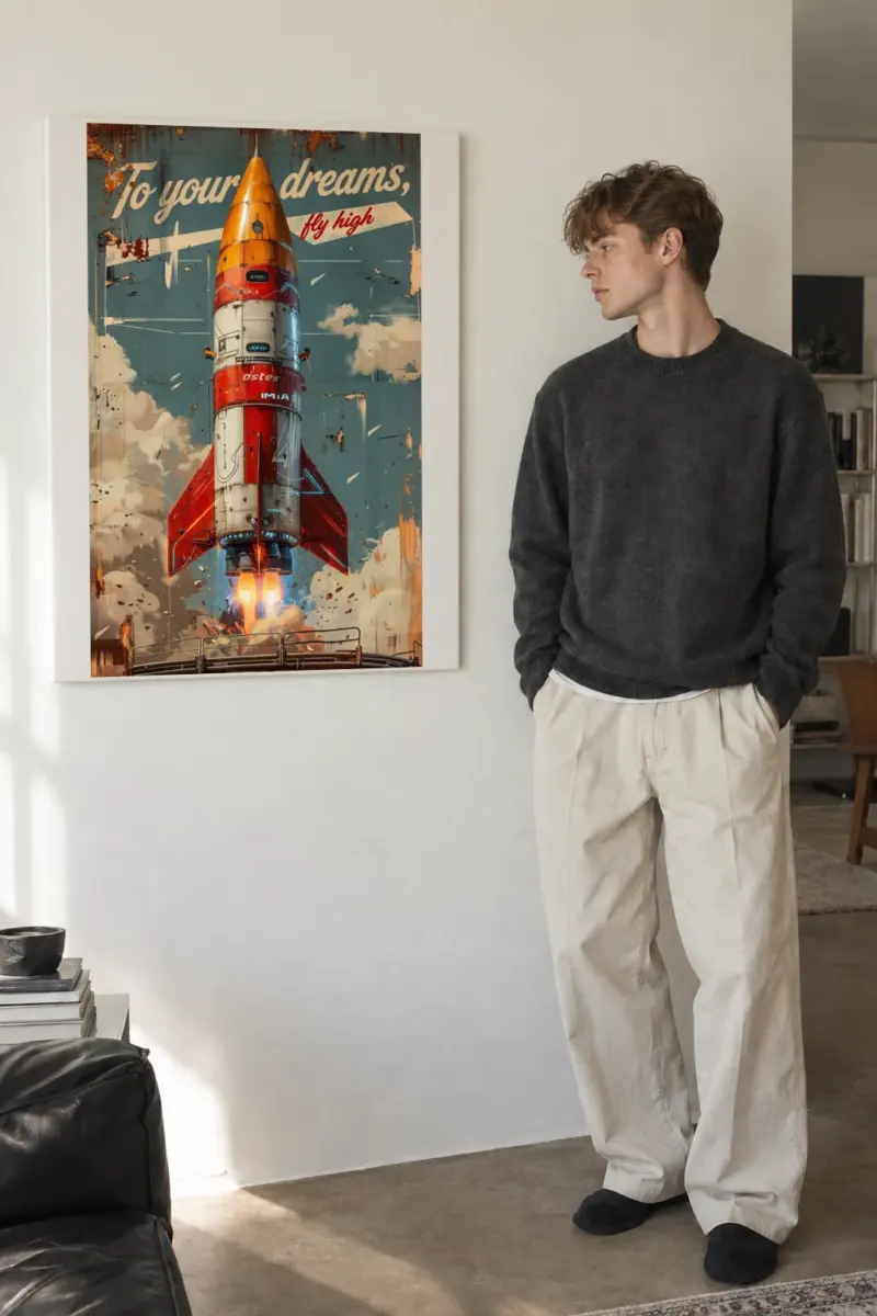 "To Your Dreams" Acrylic Print 60x90 cm / 24x36″