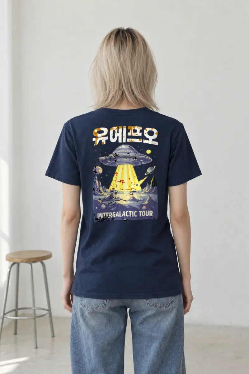 "UFO" Heavyweight Unisex Crewneck T-shirt