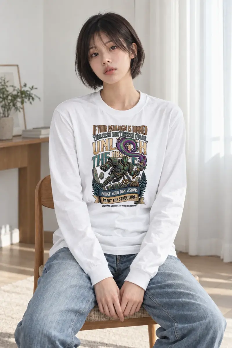 "Unleash The Unseen" Unisex Longsleeve T-shirt | Gildan 2400