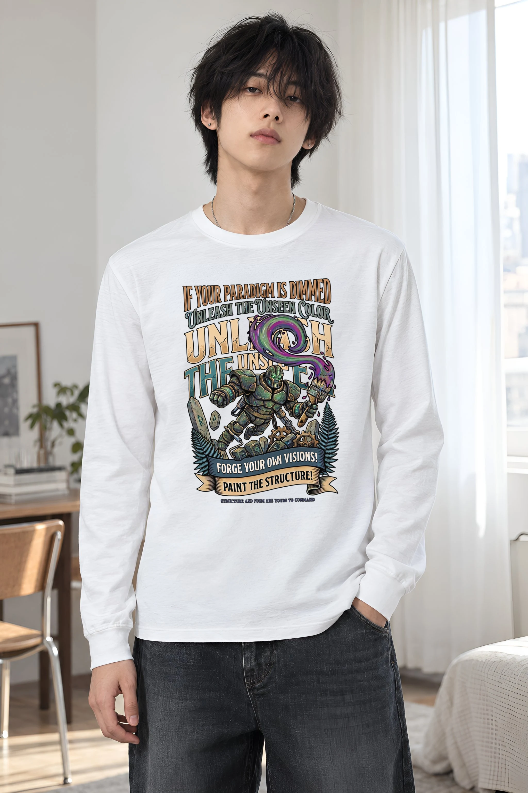 "Unleash The Unseen" Unisex Longsleeve T-shirt