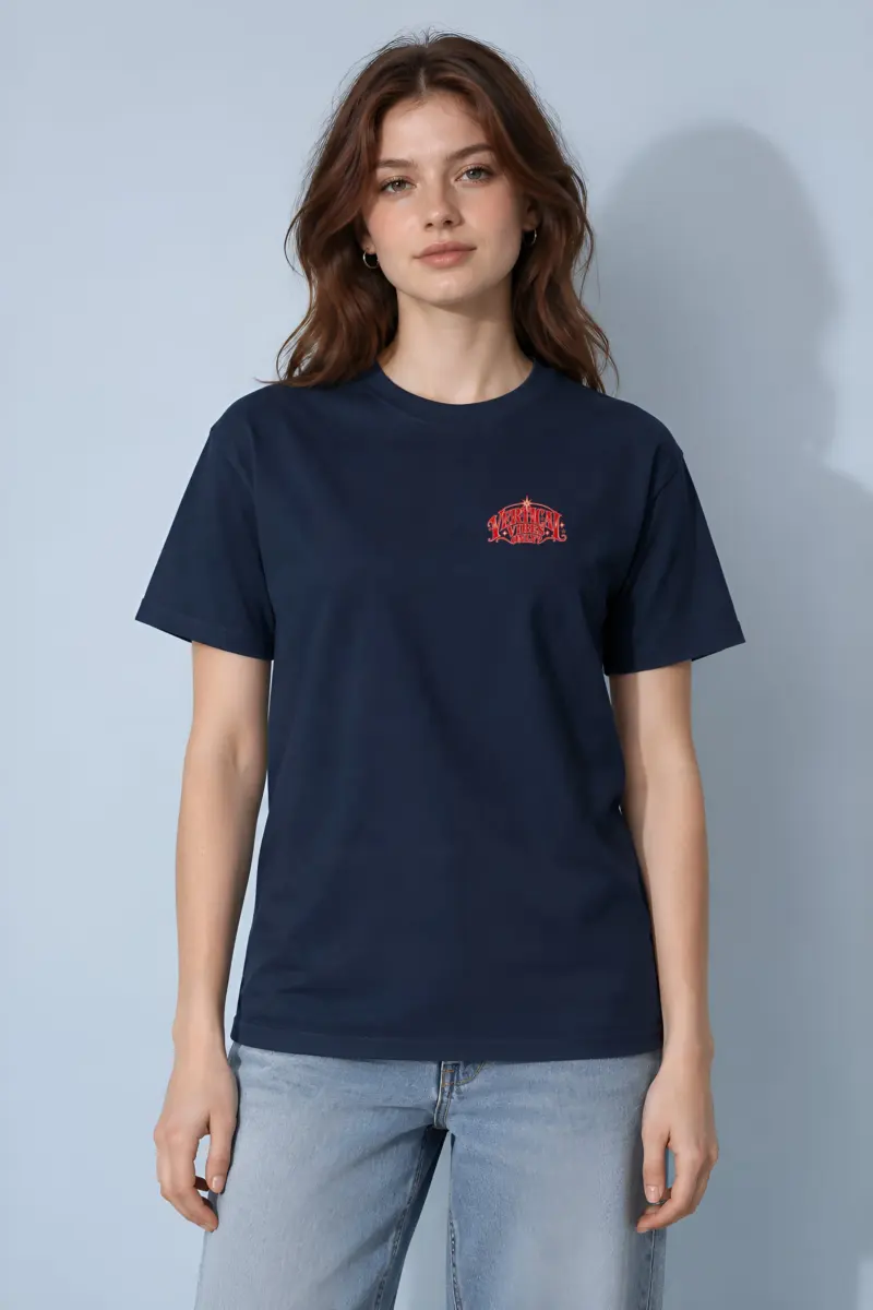 "Vertical Vibes Only" Heavyweight Unisex Crewneck T-shirt