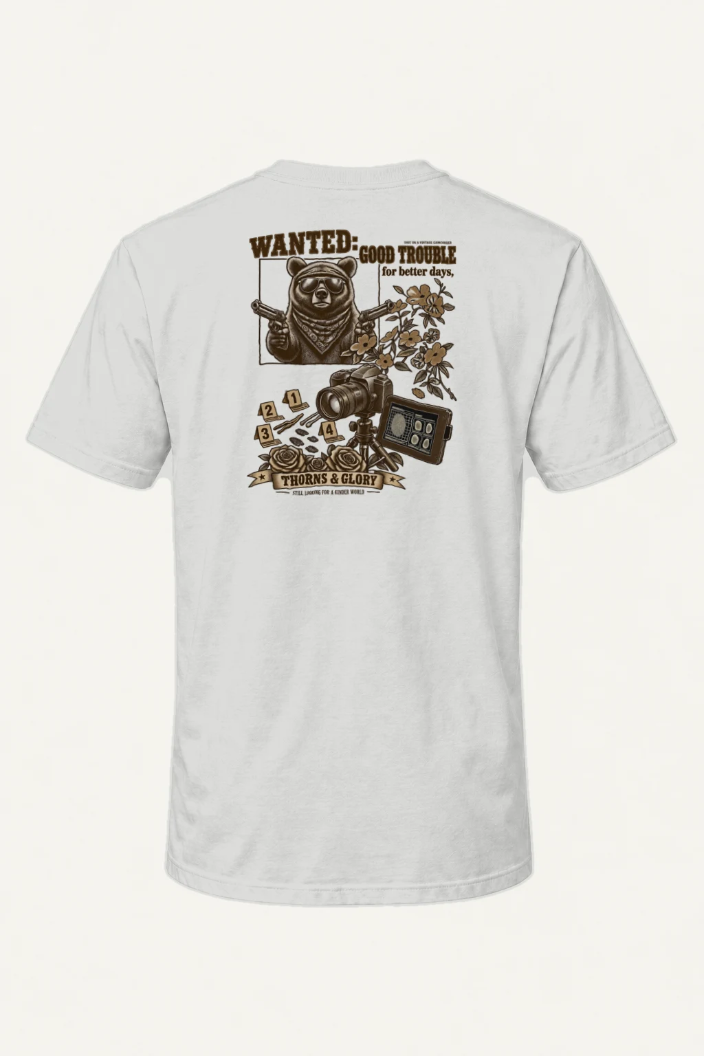 "Wanted Good Trouble" Heavyweight Unisex Crewneck T-shirt | Gildan 5000