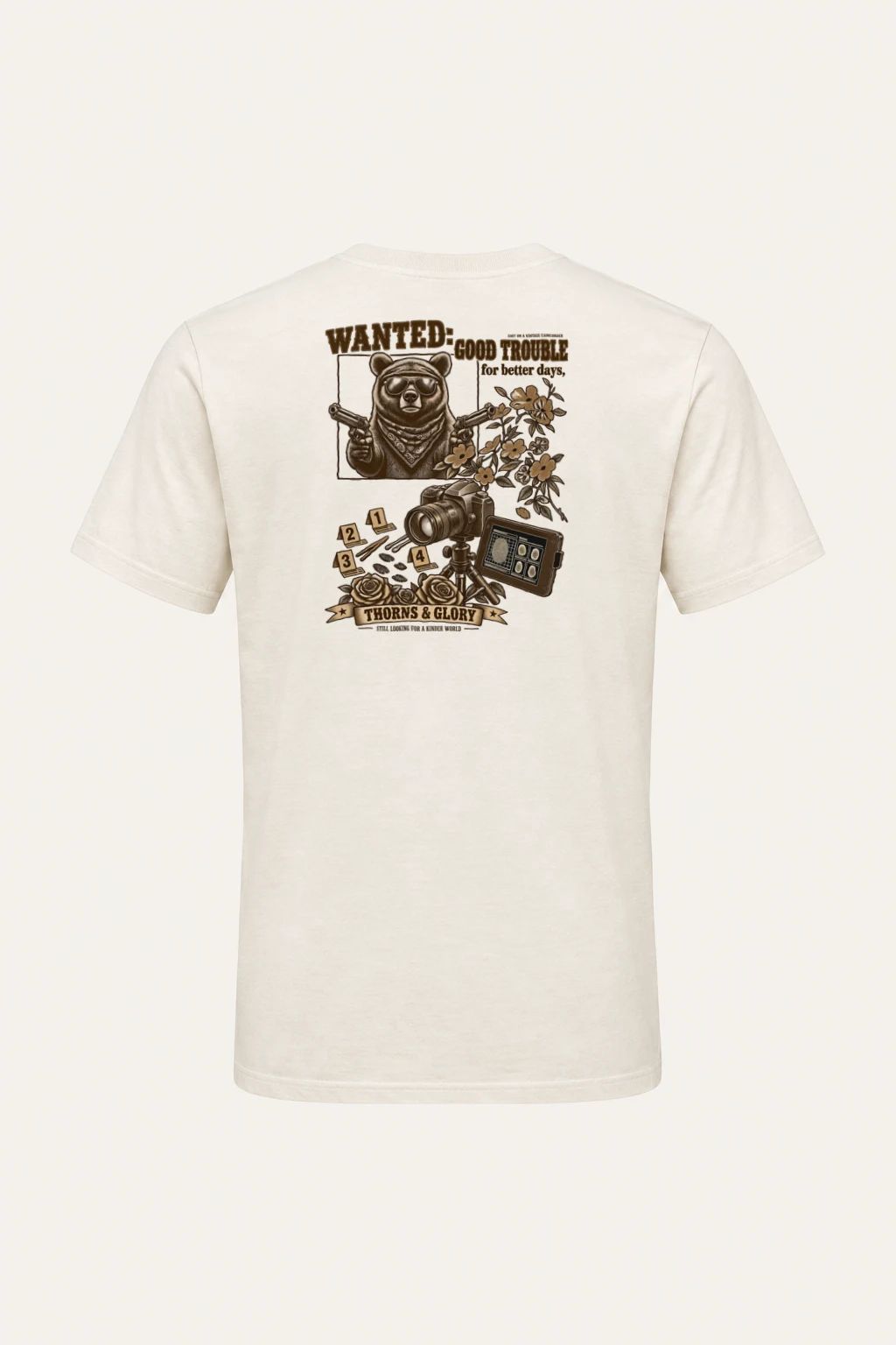 "Wanted Good Trouble" Heavyweight Unisex Crewneck T-shirt | Gildan 5000