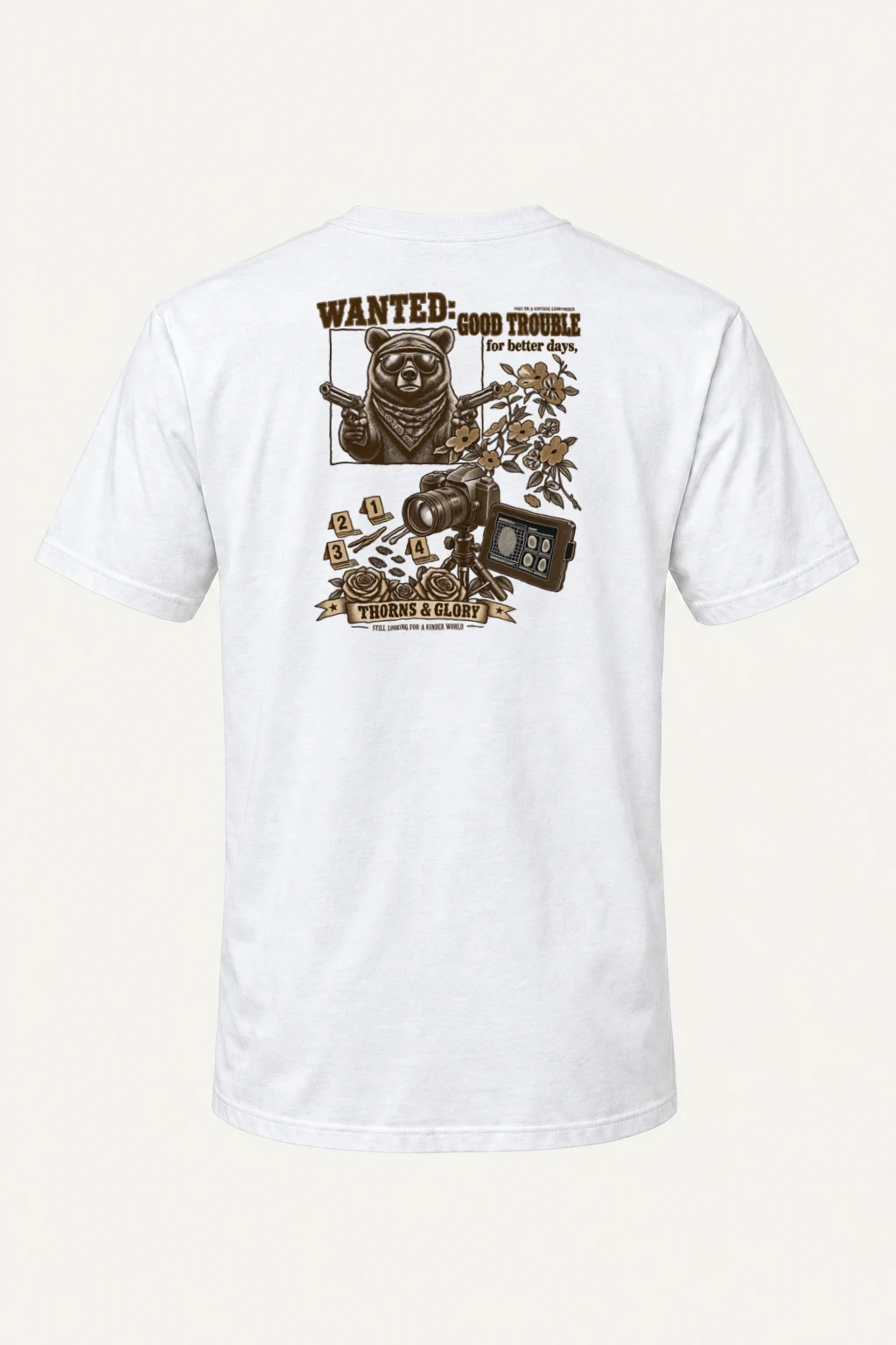 "Wanted Good Trouble" Heavyweight Unisex Crewneck T-shirt | Gildan 5000