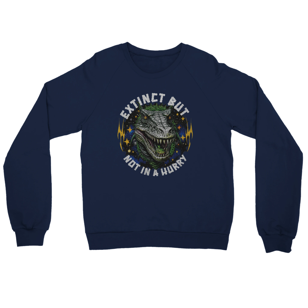 "Extinct but not in hurry" Unisex Sponge Fleece Crewneck Sweatshirt | Bella + Canvas 3901