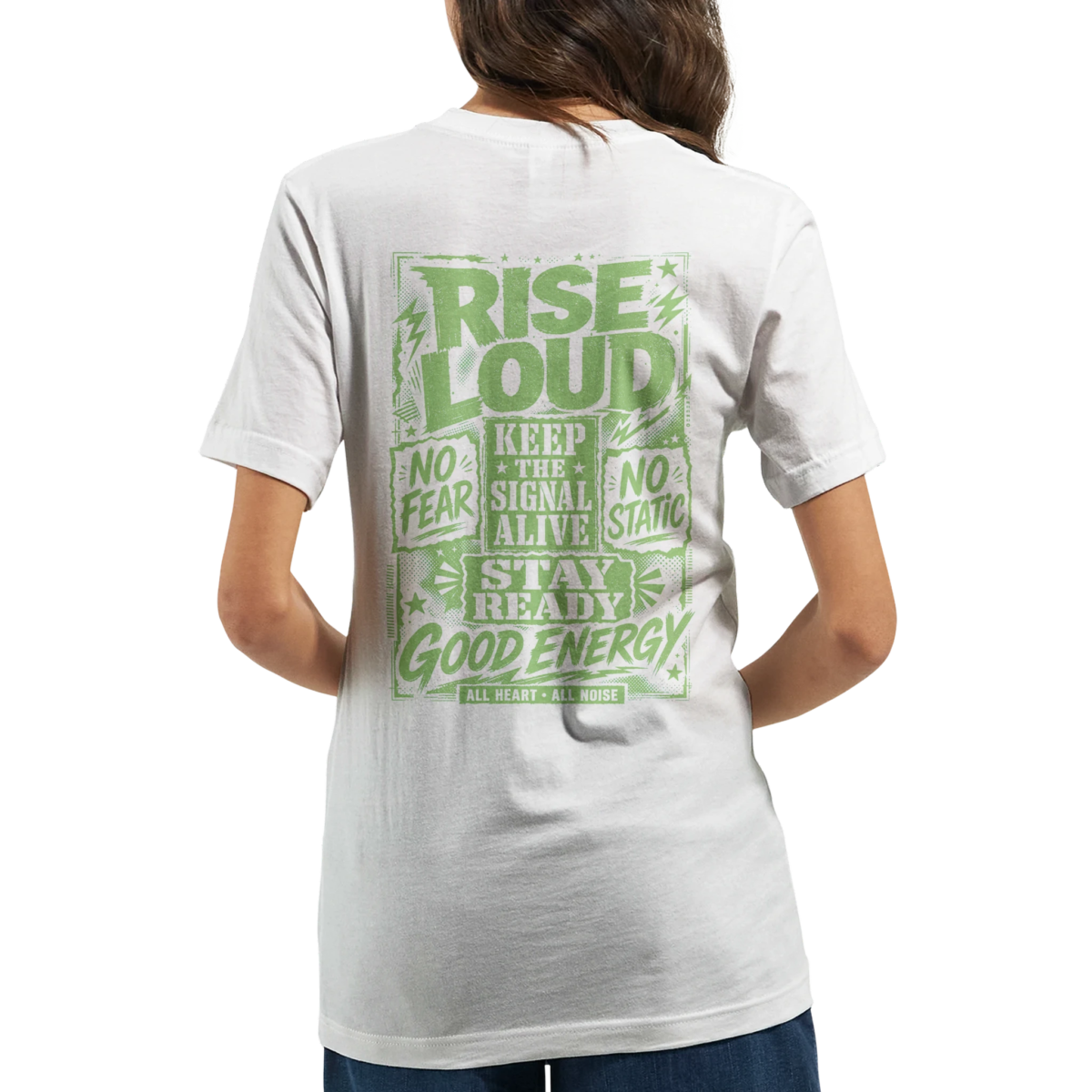 "Rise Loud" Premium Unisex Crewneck T-shirt | Bella + Canvas 3001