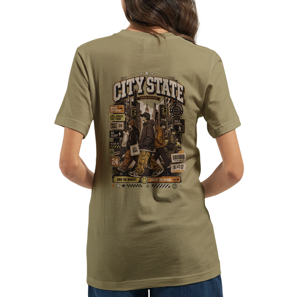 "City State" Premium Unisex Crewneck T-shirt | Bella + Canvas 3001