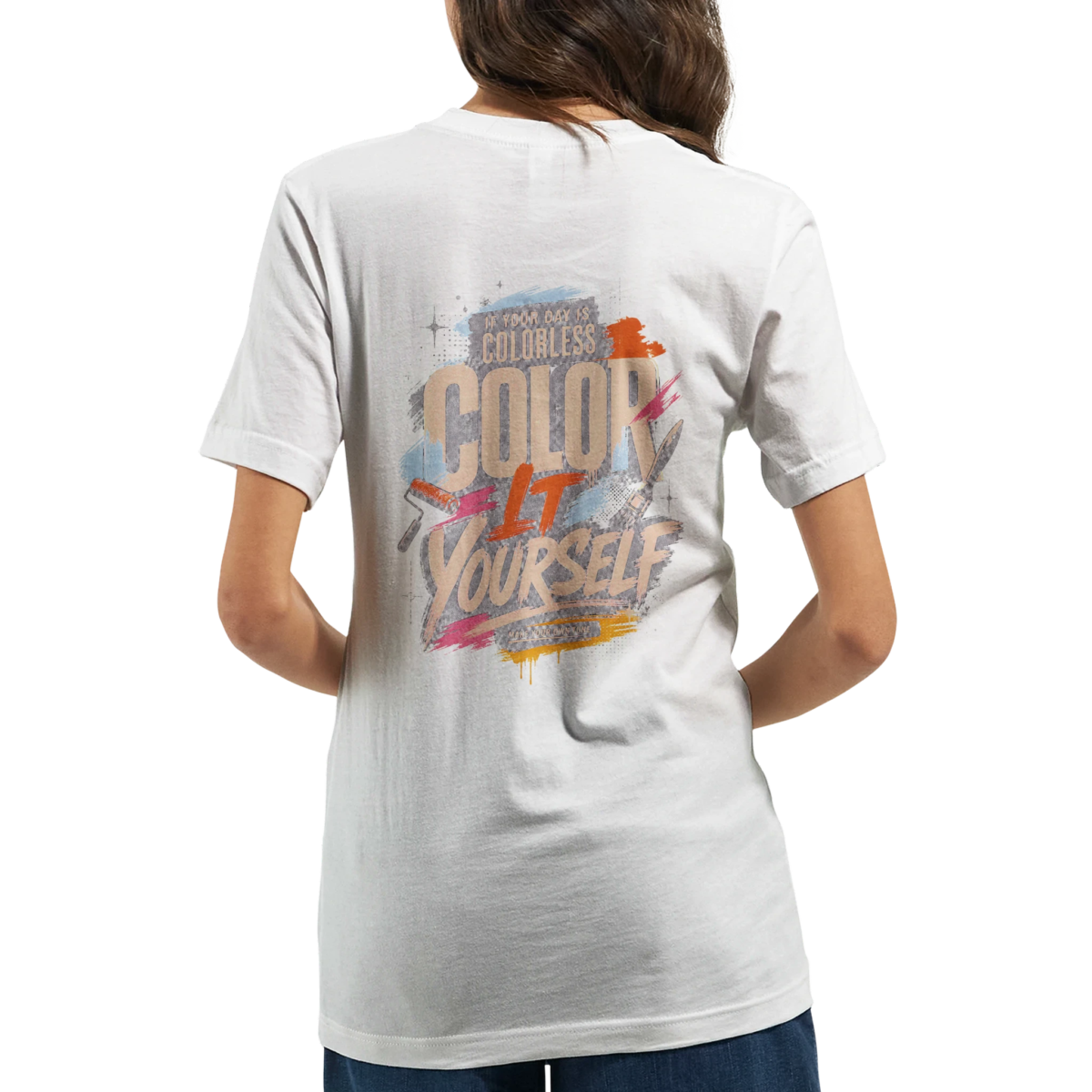 "Color it yourself" Premium Unisex Crewneck T-shirt | Bella + Canvas 3001