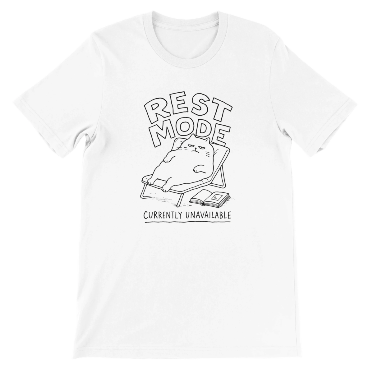 "Rest mode" Premium Unisex Crewneck T-shirt | Bella + Canvas 3001
