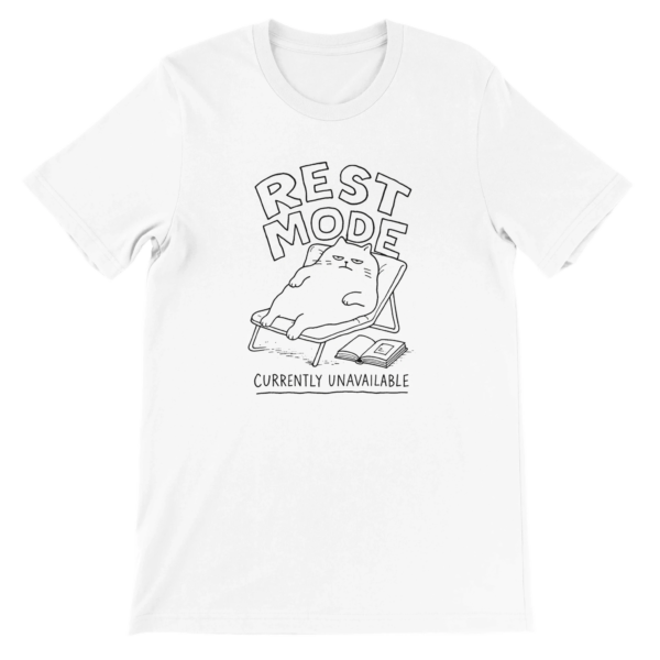 “Rest mode” Premium Unisex Crewneck T-shirt | Bella + Canvas 3001