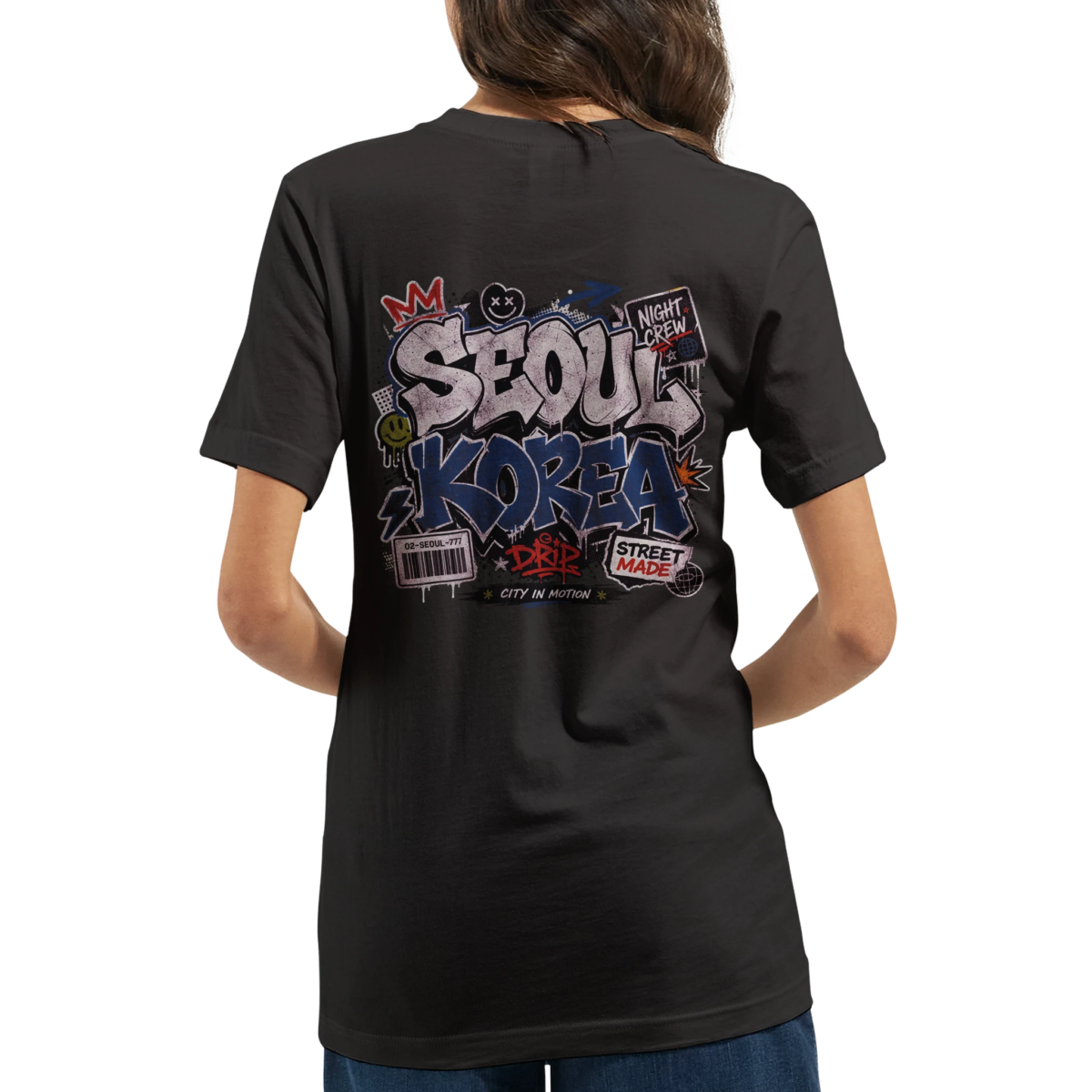 "Seoul Korea" Premium Unisex Crewneck T-shirt | Bella + Canvas 3001