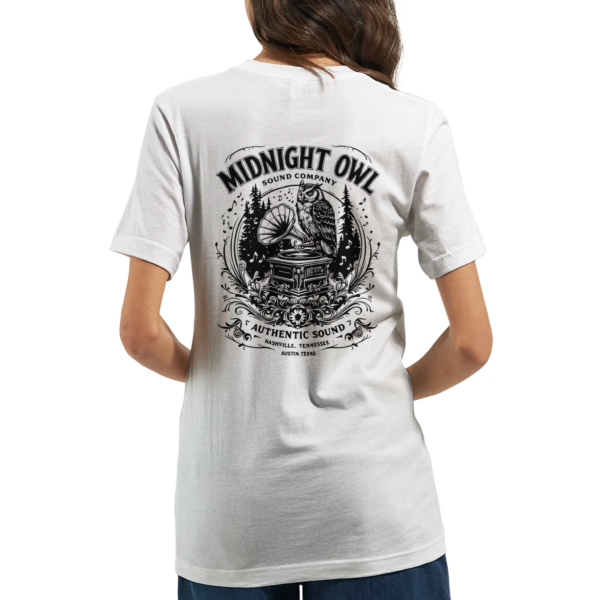 “Midnight Owl” Premium Unisex Crewneck T-shirt | Bella + Canvas 3001
