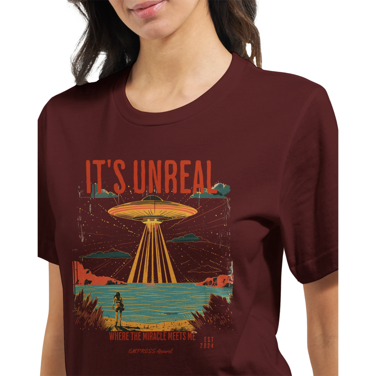 "It's unreal" Premium Unisex Crewneck T-shirt | Bella + Canvas 3001