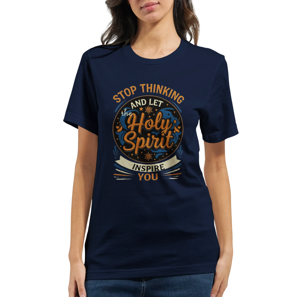 "Let Holy Spirit inspire you" Premium Unisex Crewneck T-shirt | Bella + Canvas 3001