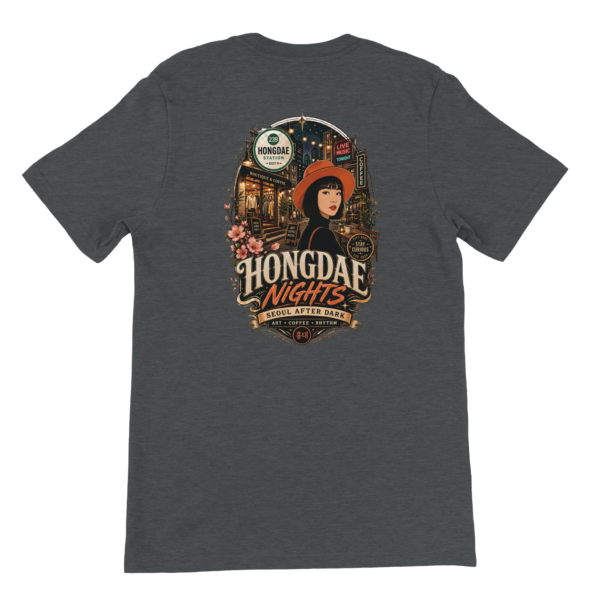 “Hongdae Nights” Premium Unisex Crewneck T-shirt | Bella + Canvas 3001