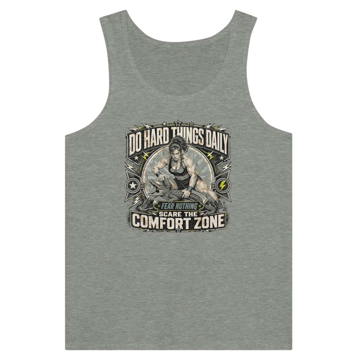 "Do hard things daily" Premium Unisex Tank Top