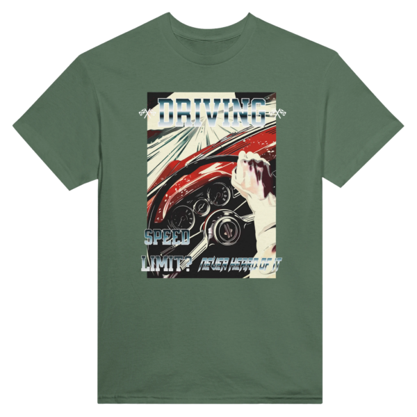 “Driving” Heavyweight Unisex Crewneck T-shirt | Gildan® 5000