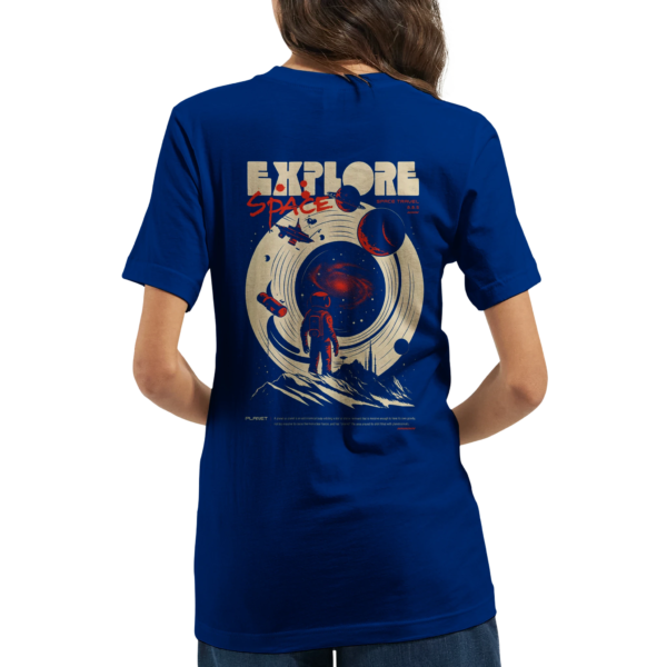 “Explore Space” Premium Unisex Crewneck T-shirt | Bella + Canvas 3001
