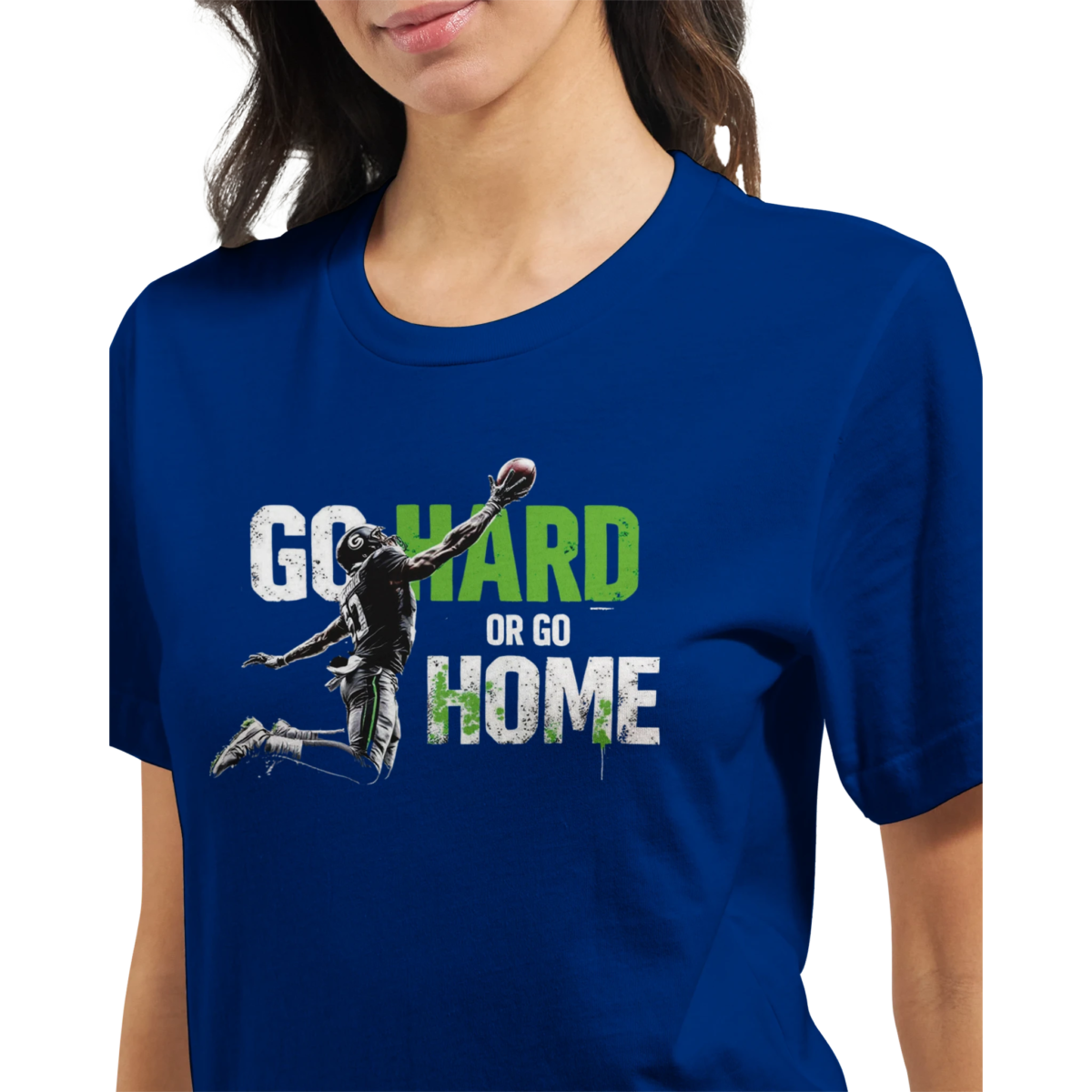 "GO HARD OR GO HOME 2" Premium Unisex Crewneck T-shirt | Bella + Canvas 3001
