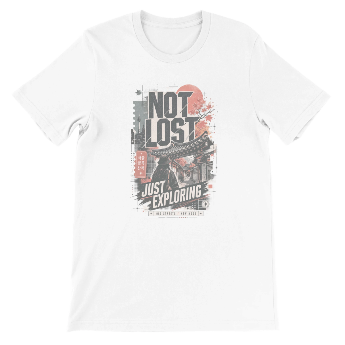 "Not lost" Premium Unisex Crewneck T-shirt | Bella + Canvas 3001