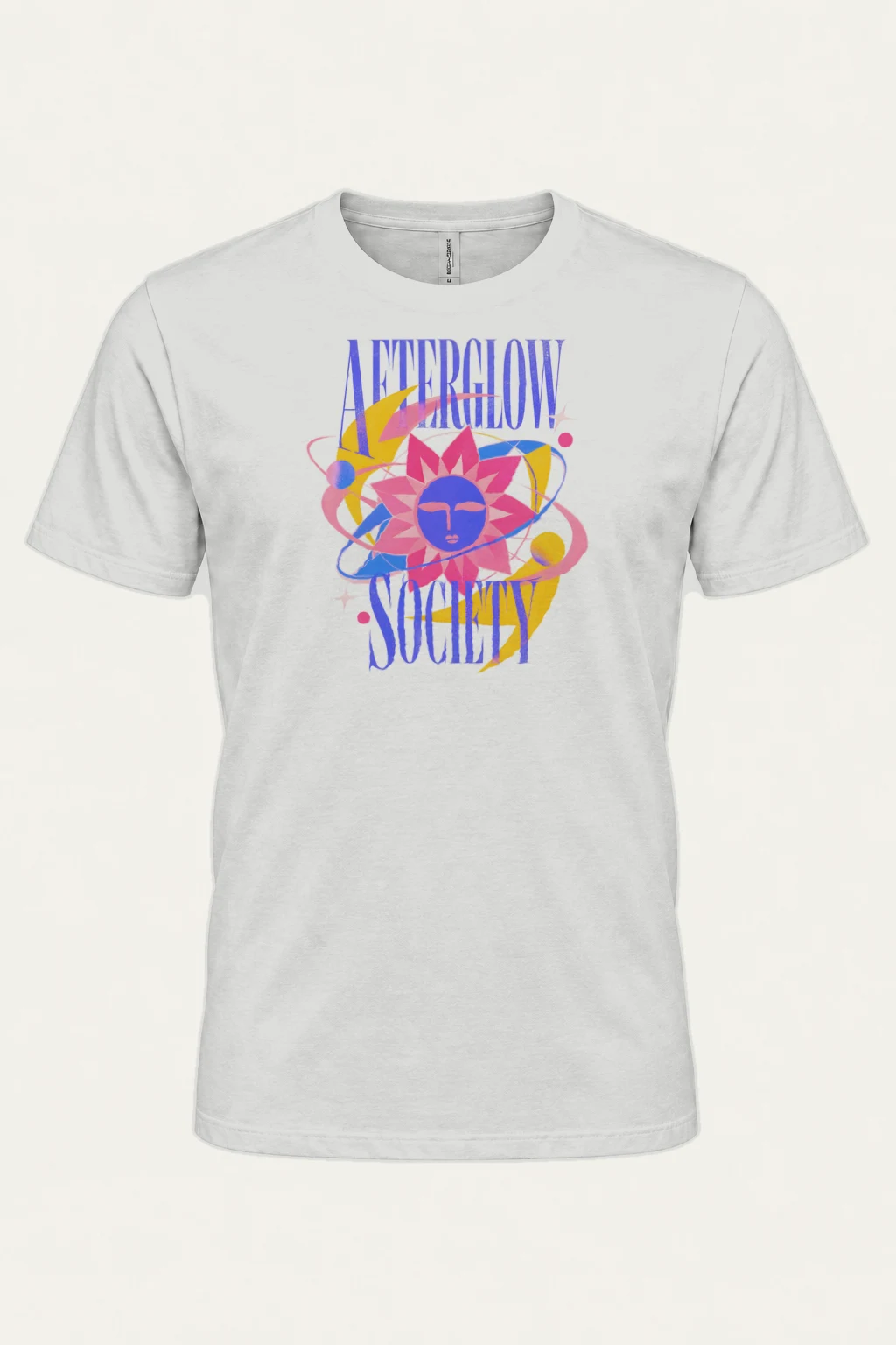 “Afterglow society” Heavyweight Unisex Crewneck T-shirt | Gildan 5000