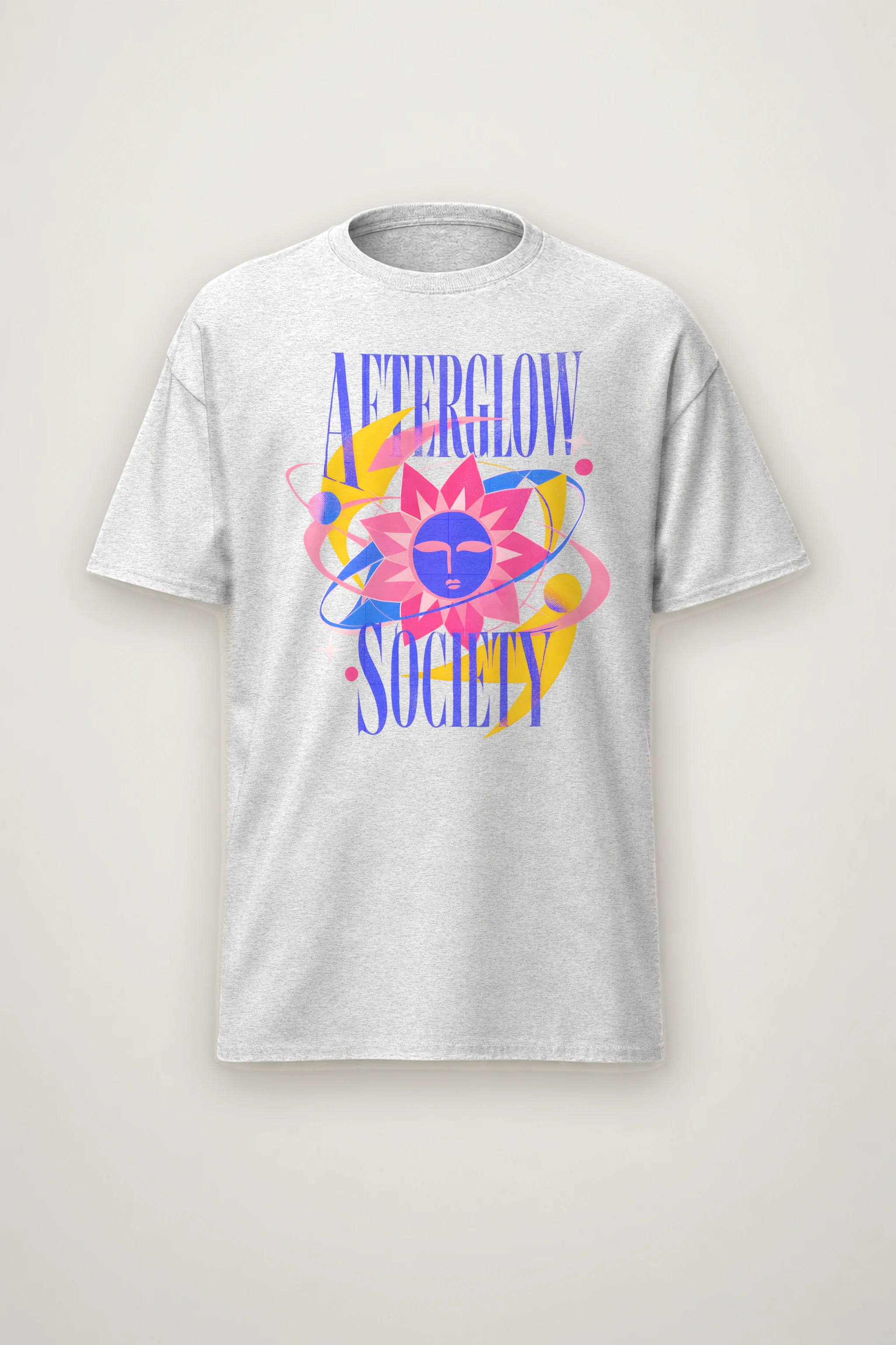 "Afterglow society" Heavyweight Unisex Crewneck T-shirt