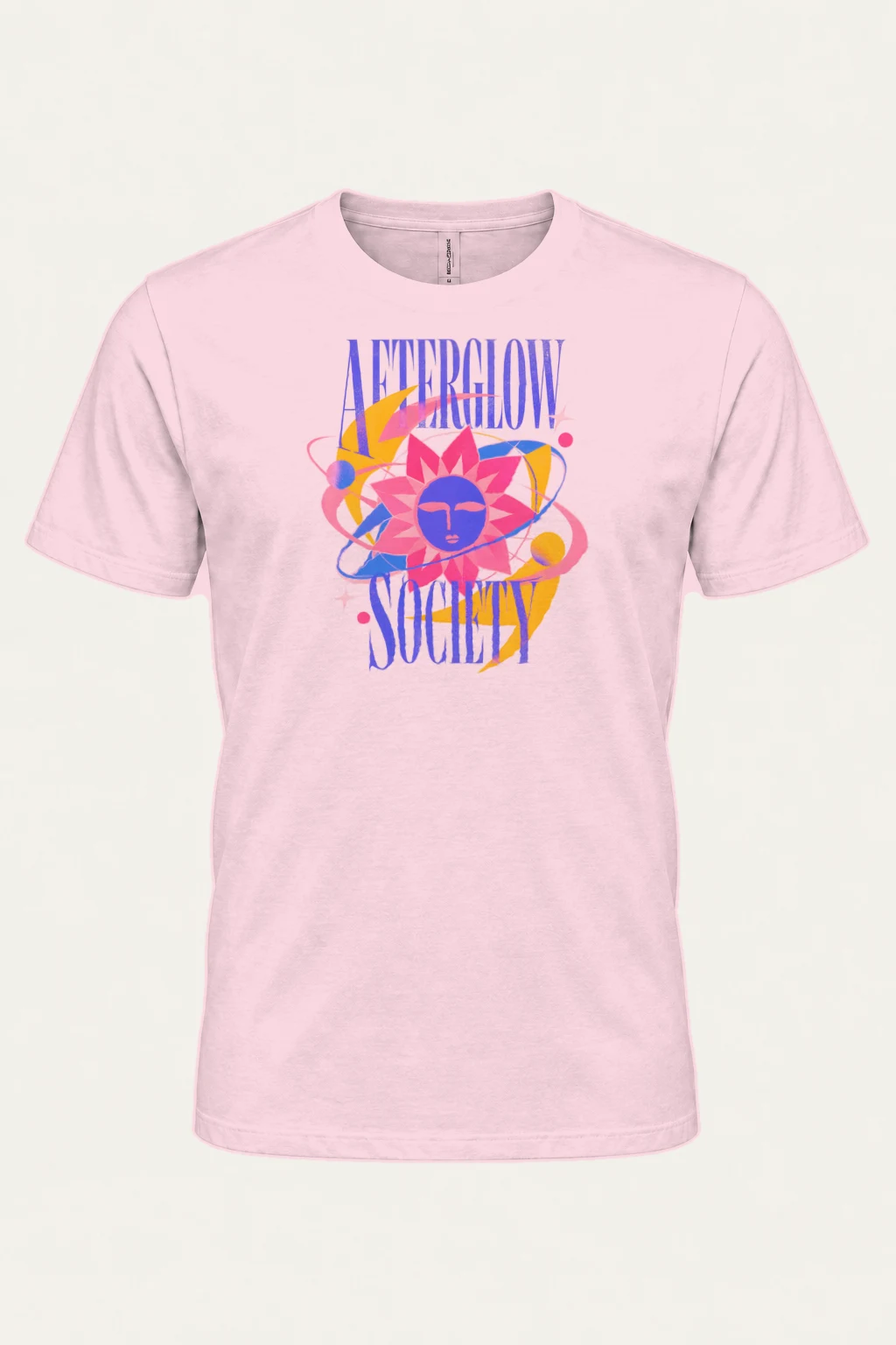“Afterglow society” Heavyweight Unisex Crewneck T-shirt | Gildan 5000