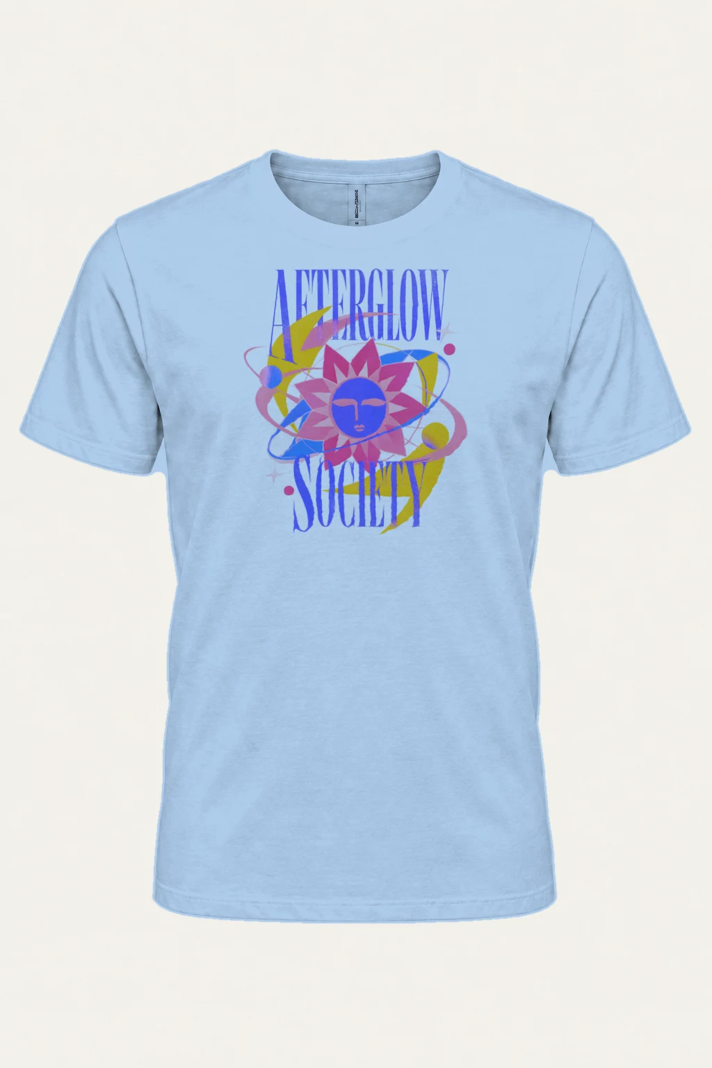 “Afterglow society” Heavyweight Unisex Crewneck T-shirt | Gildan 5000