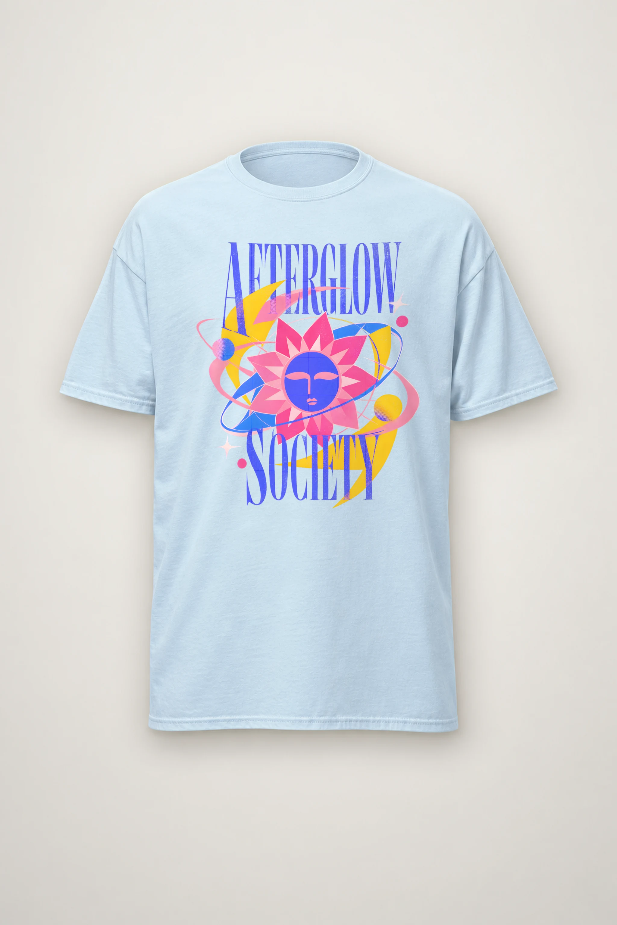 "Afterglow society" Heavyweight Unisex Crewneck T-shirt